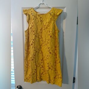 Yellow Monteau Dress